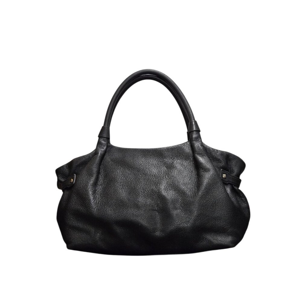 Kate Spade Berkshire Road Stevie Black Leather Satchel Shoulder Bag Classic - Picture 2 of 12
